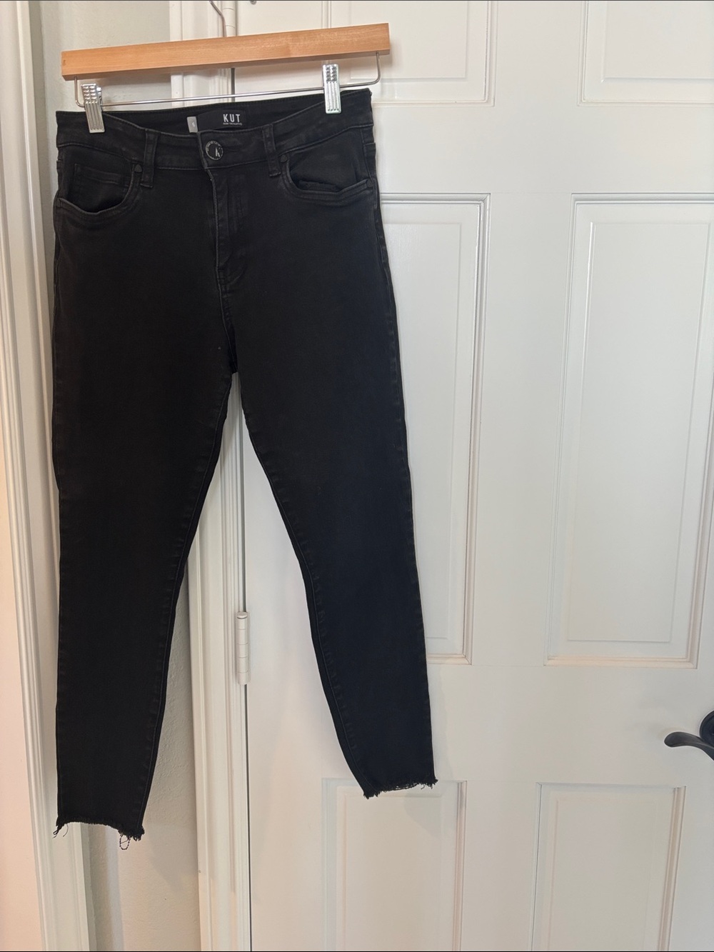 Kut from the Kloth Black Skinny High-Rise Jeans
